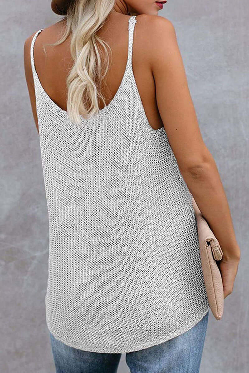 Women's Summer Knitted Sleeveless Top