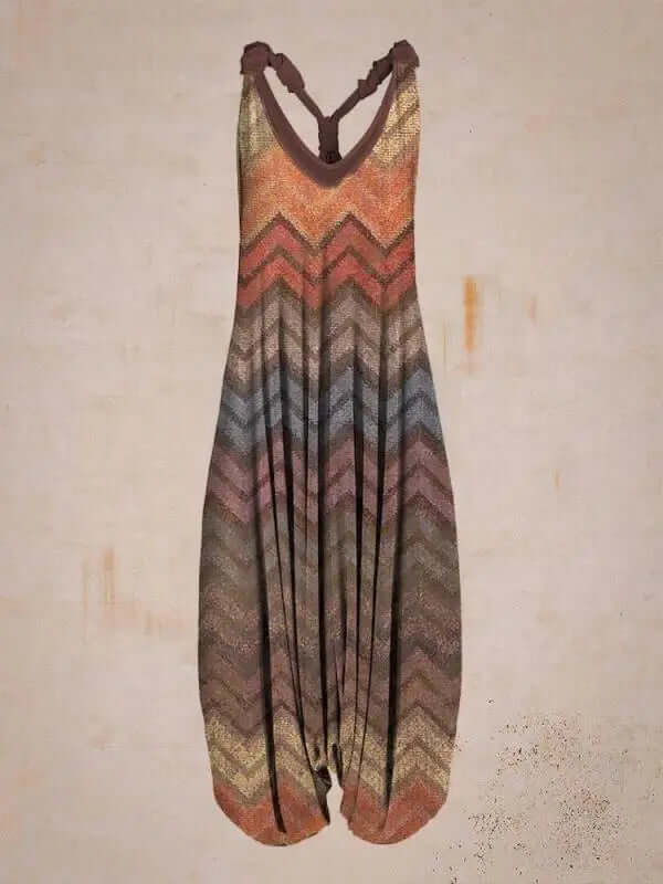 Women's Bohemian Halter Neck Jumpsuit