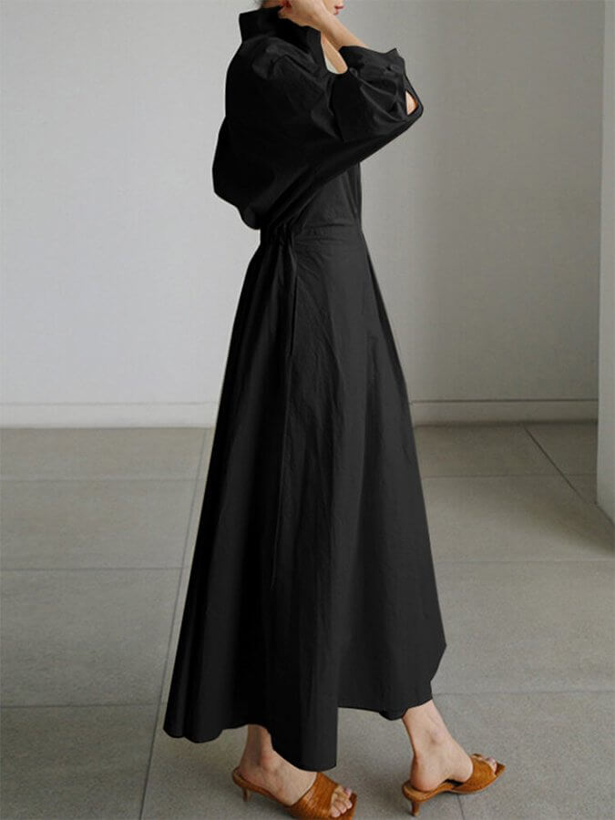 Vintage-Inspired Women's A-Line Dress