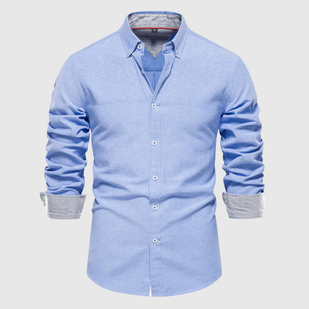 Men's Relaxed Fit Long-Sleeve Oxford Shirt