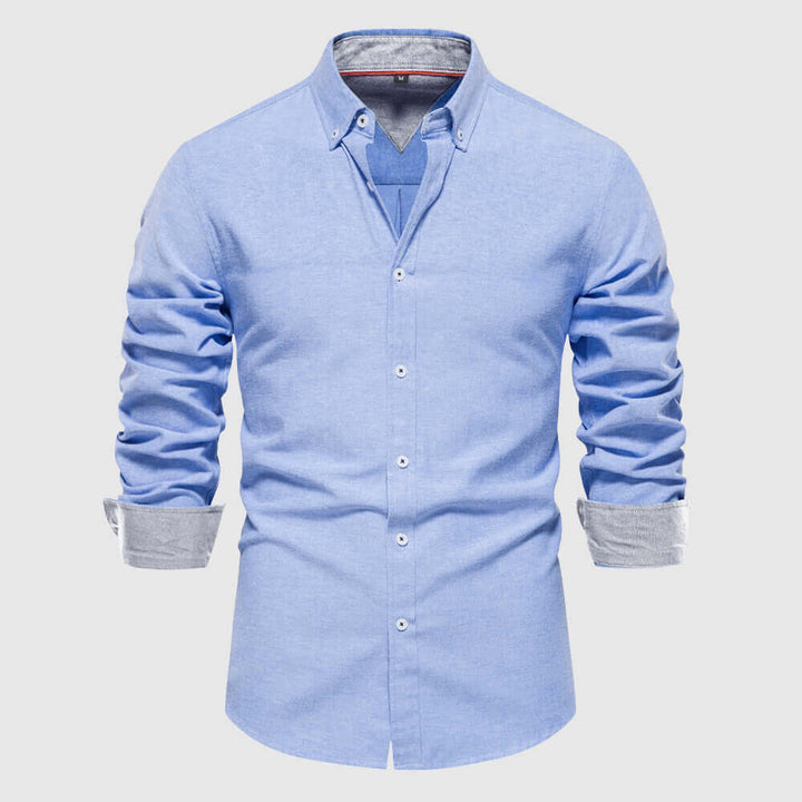 Men's Relaxed Fit Long-Sleeve Oxford Shirt