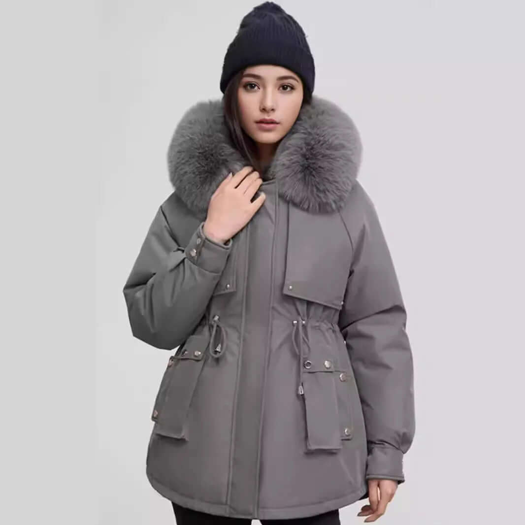 Women's Warm Fur Collar Winter Coat