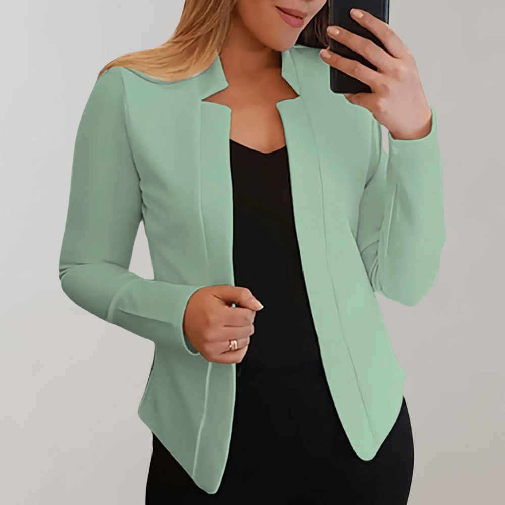 Women's Tailored Open-Front Blazer