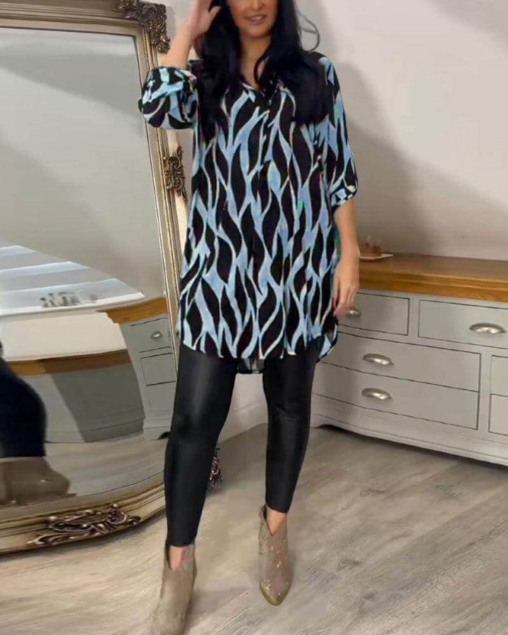 Women's Casual Long Sleeve Blouse - Lightweight & Comfortable Top