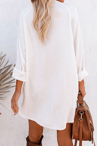 Women's Long Sleeve Button-Down Blouse