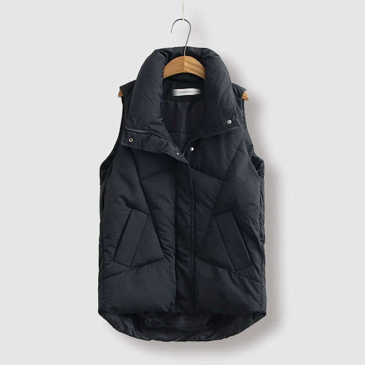 Women's Snowflake-Lined Vest: Warm & Stylish