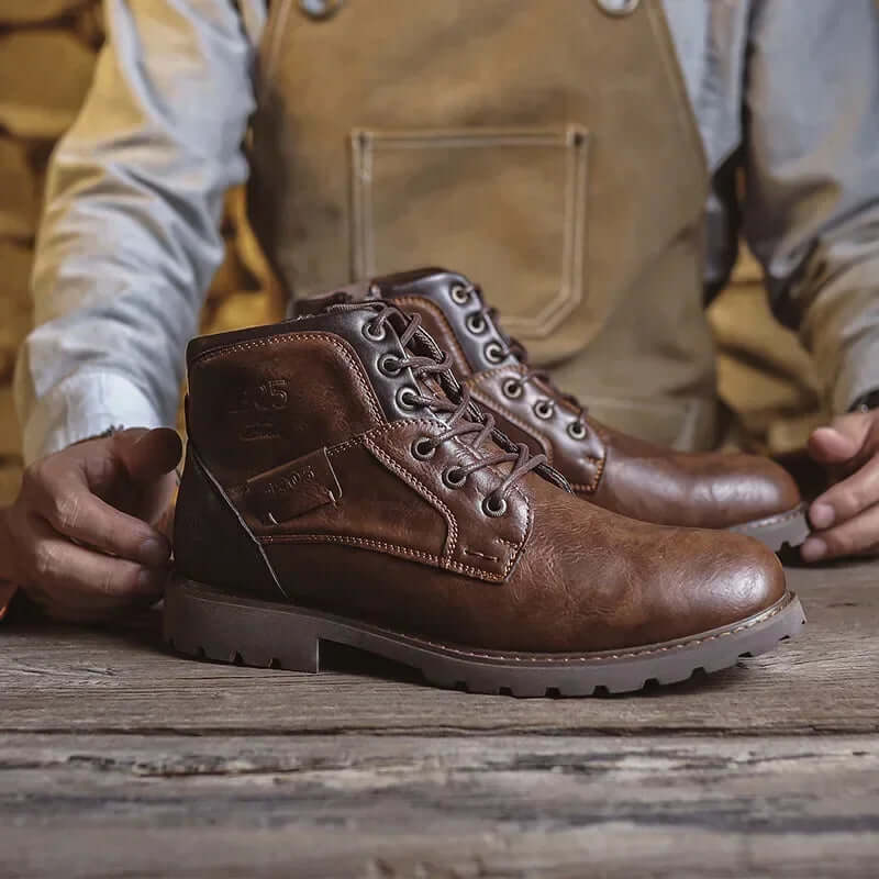 Classic Leather Boots for Men – Timeless Style and Comfort