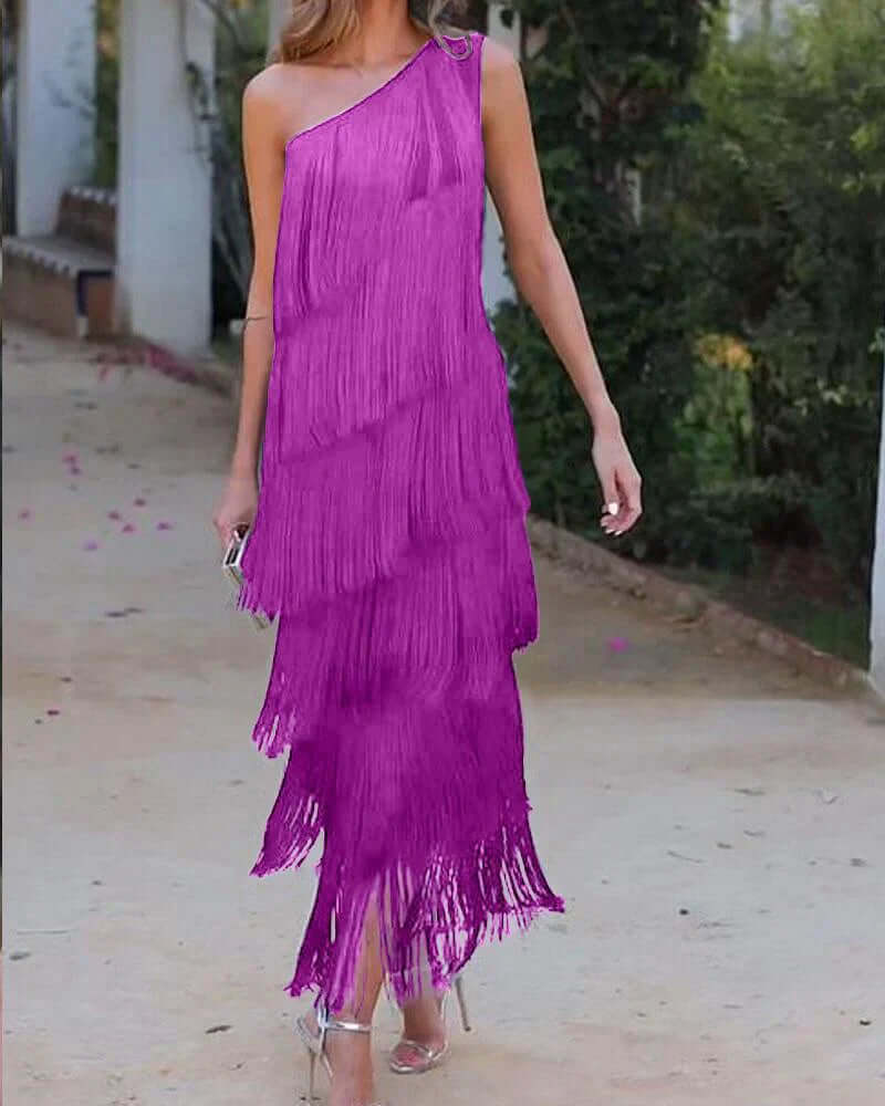 Women's Flowy Summer Dress: Long Sleeve, Lightweight