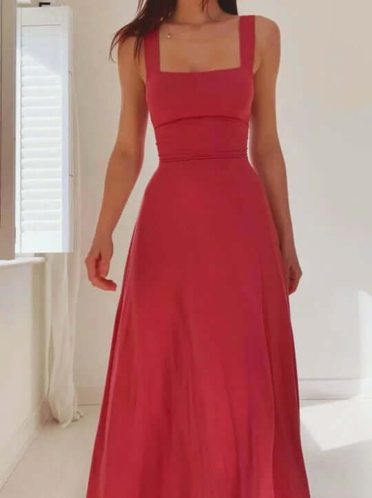 Sleeveless Midi Dress: Elegant & Comfortable