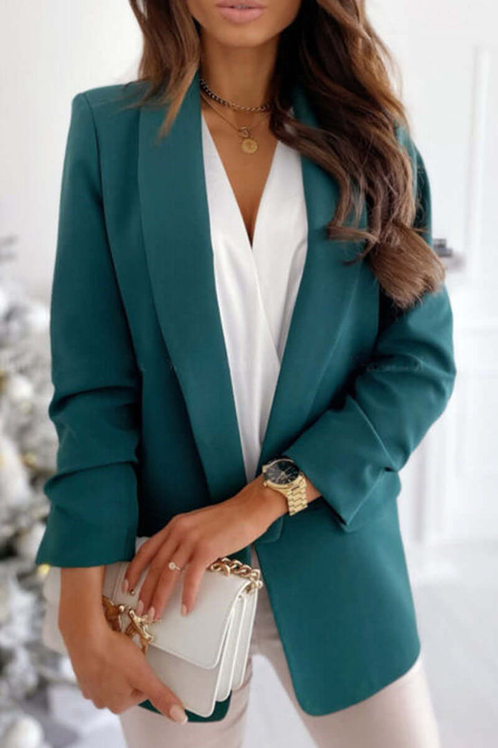 Women's Wrap Collar Blazer: Stylish & Versatile Outerwear