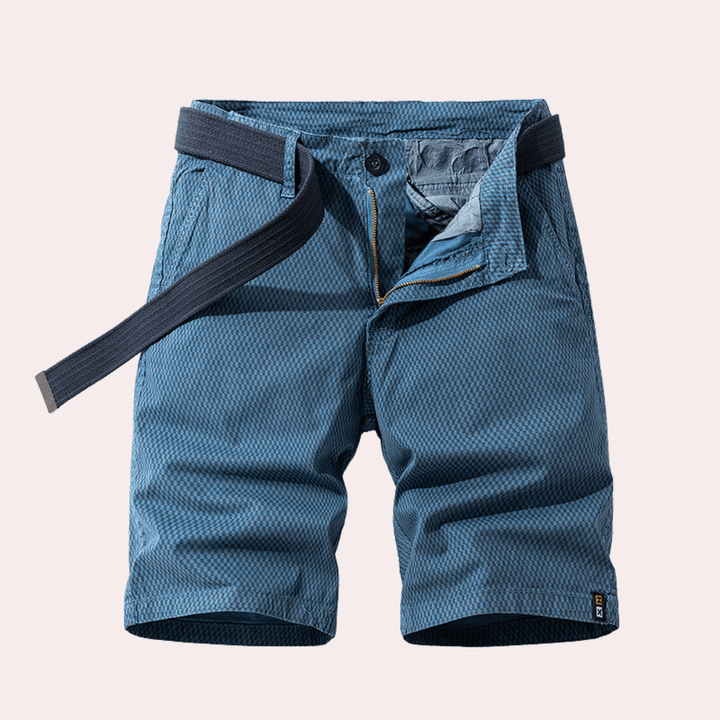Men's Lightweight Breathable Outdoor Shorts with Adjustable Belt