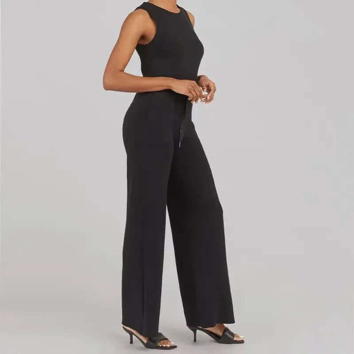 Women's Sleeveless Round Neck Jumpsuit: Summer Style