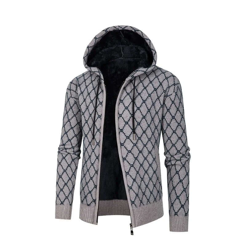 Men's Casual Hooded Jacket: Relaxed Fit, Versatile Style