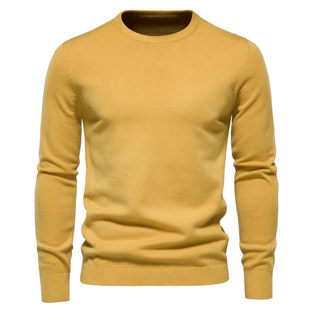 Men's Classic Knit Pullover Sweater: Autumn & Winter Warmth