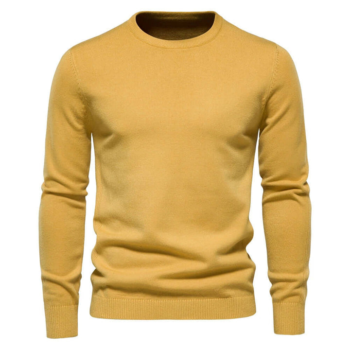 Men's Classic Knit Pullover Sweater: Autumn & Winter Warmth