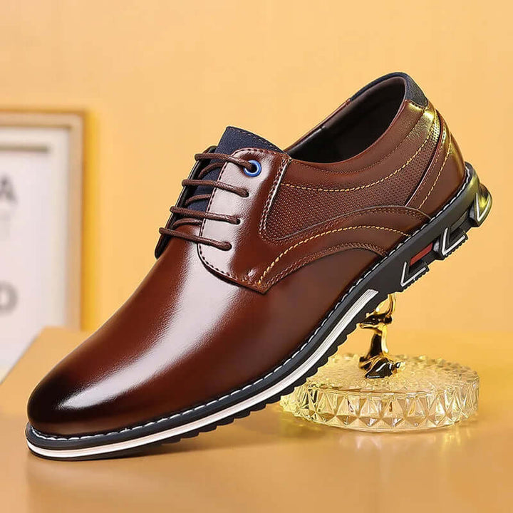 Men's Leather Lace-Up Formal Shoes
