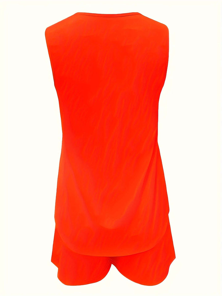 Women's Relaxed Fit Sleeveless Romper with Pockets