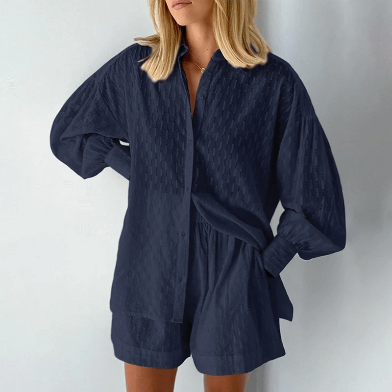 Women's Two-Piece Set: Elegant & Comfortable Outfit