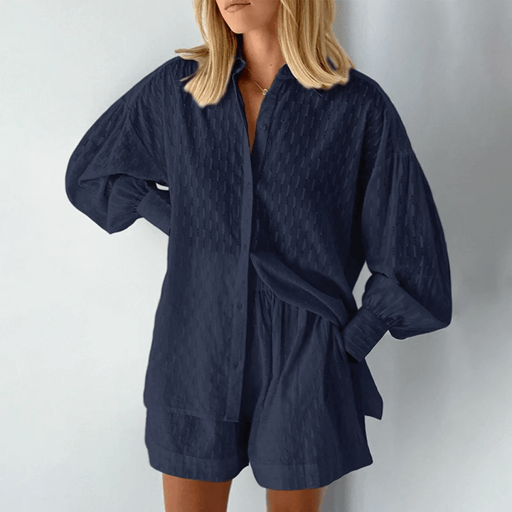 Women's Two-Piece Set: Elegant & Comfortable Outfit