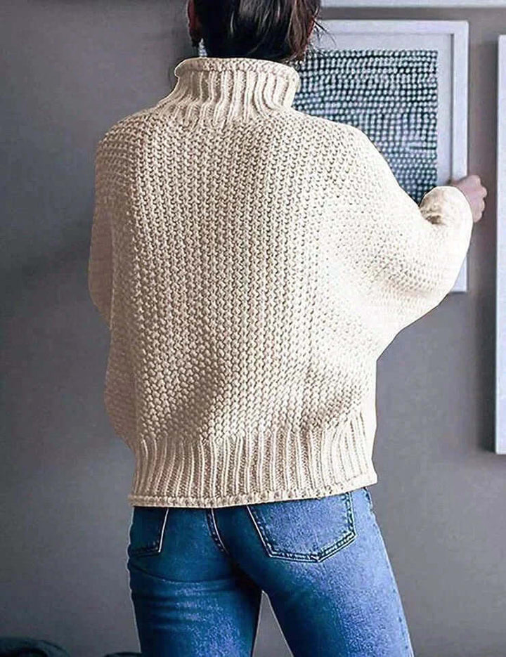 Women's Chunky Knit Turtleneck Sweater