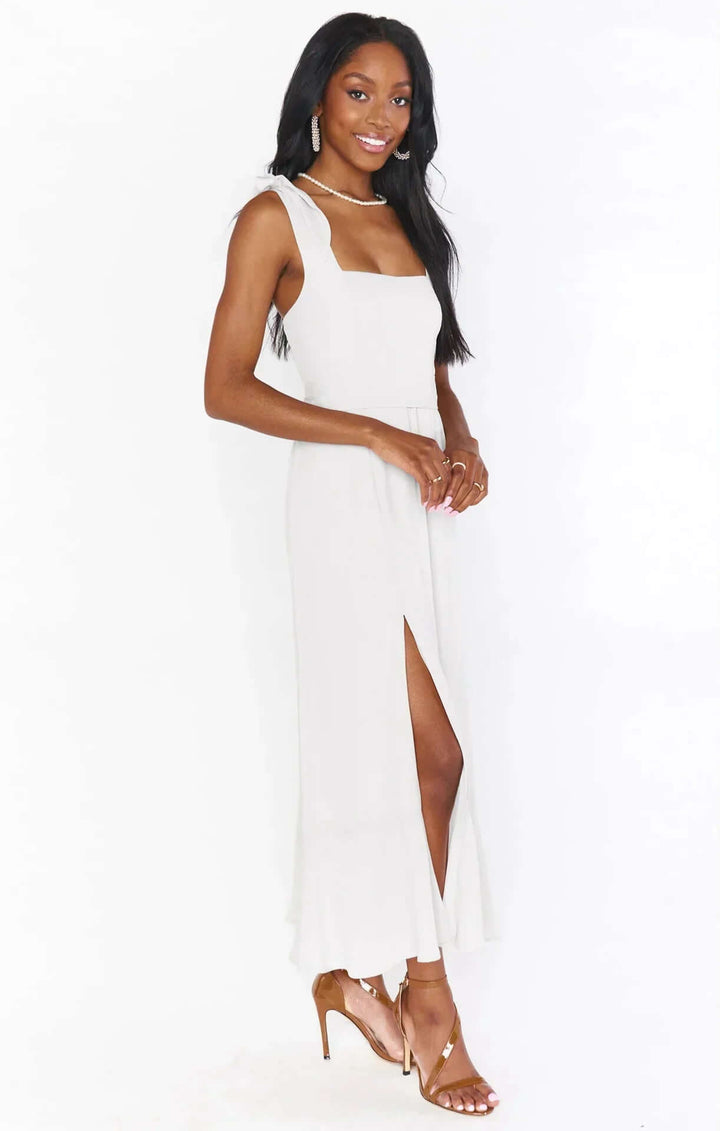 Elegant Printed Sleeveless Summer Dress