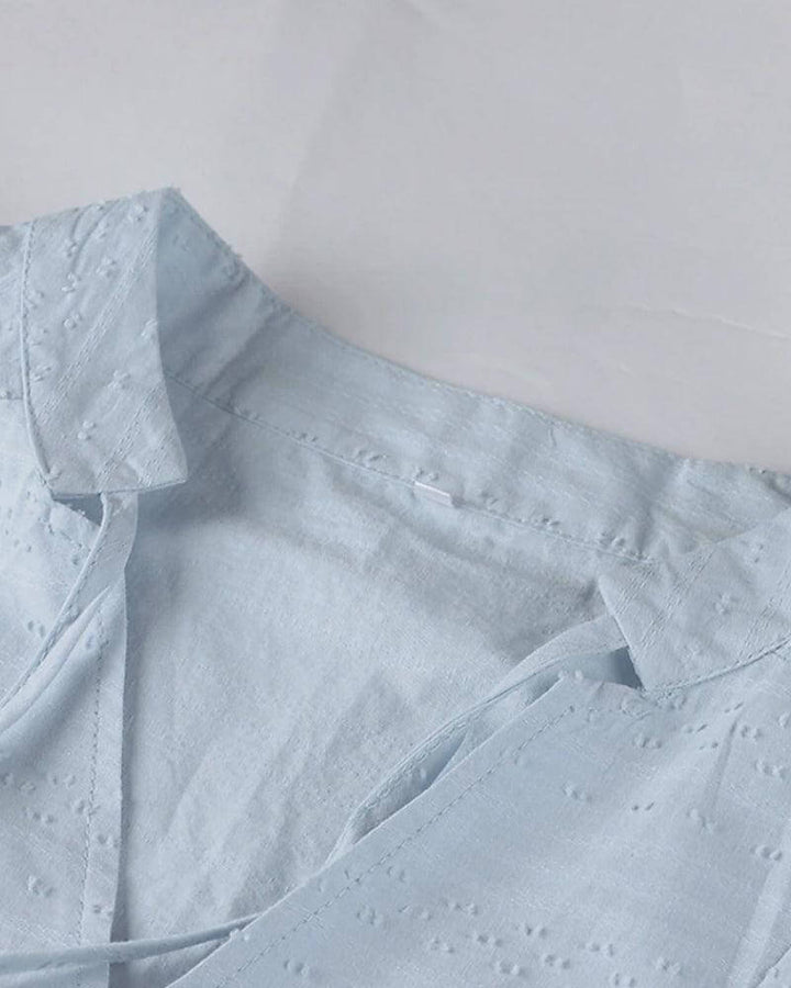 Elegant Women's Long Sleeve Shirt Dress