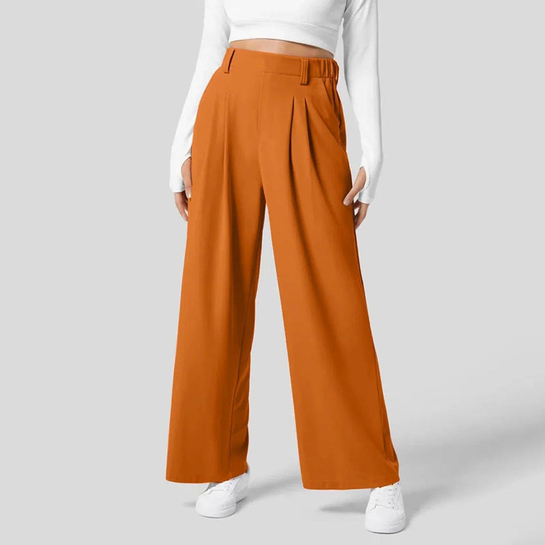 Women's Elasticated Long Trousers: Comfort & Style