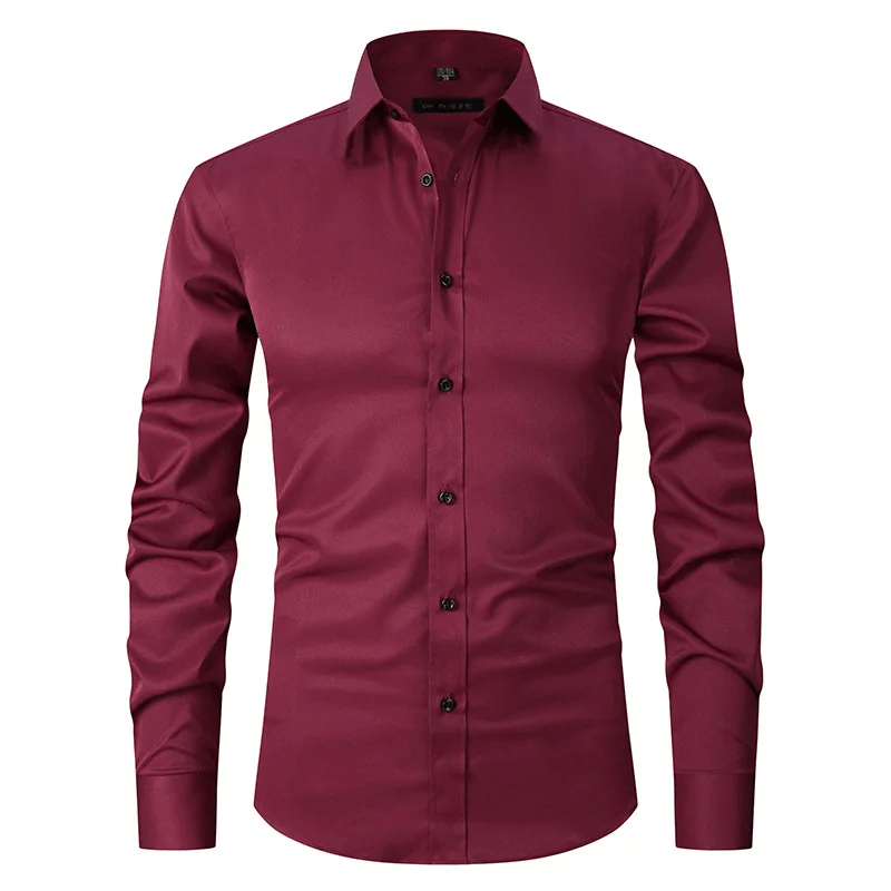 Men's Slim Fit Long-Sleeve Shirt