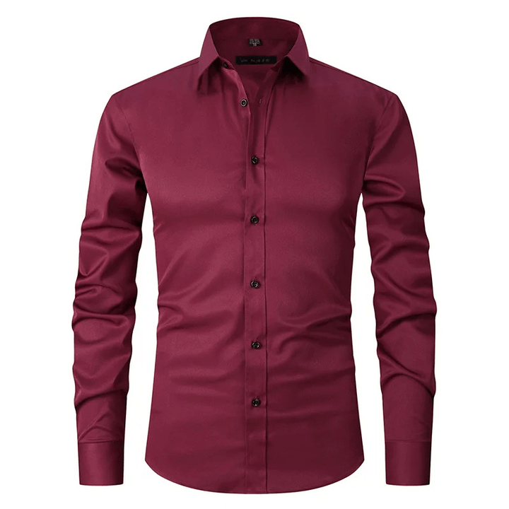 Men's Slim Fit Long-Sleeve Shirt