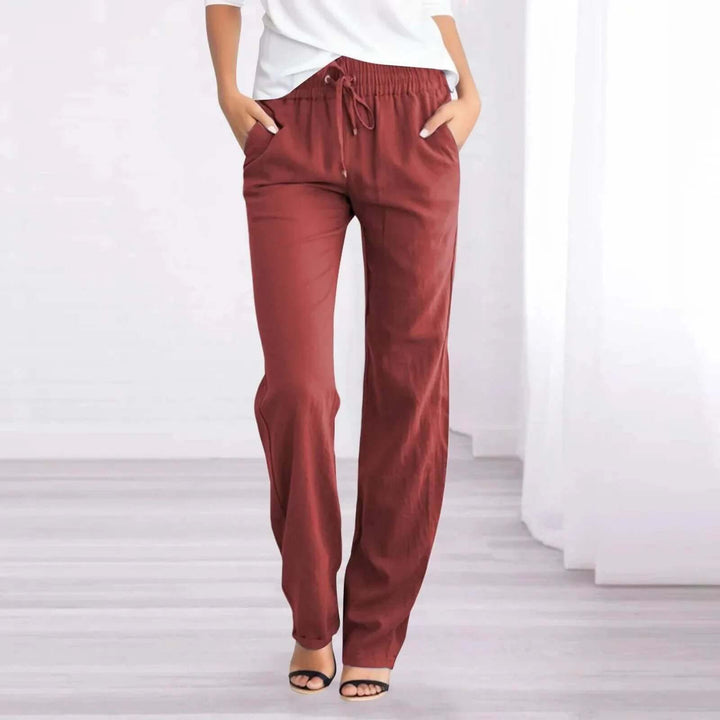 Women's Relaxed Straight Leg Casual Pants