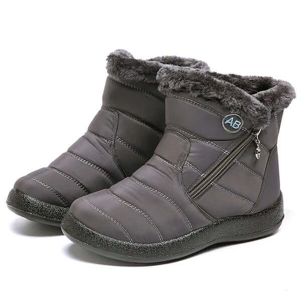 Women's Warm Fur-Trimmed Winter Snow Boots