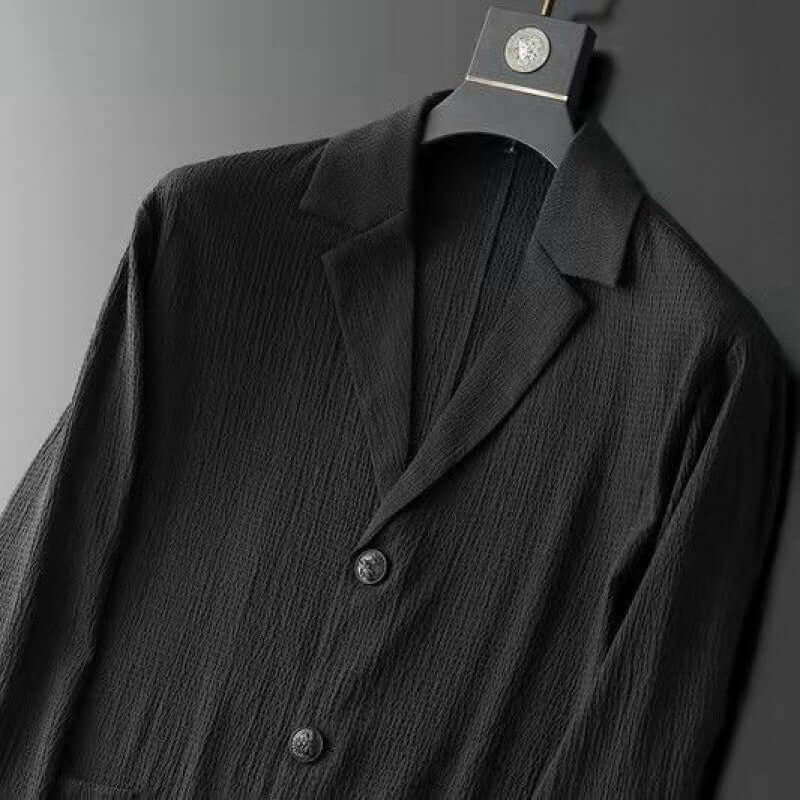 Men's Casual Suit: Tailored Blazer & Jogger Trousers
