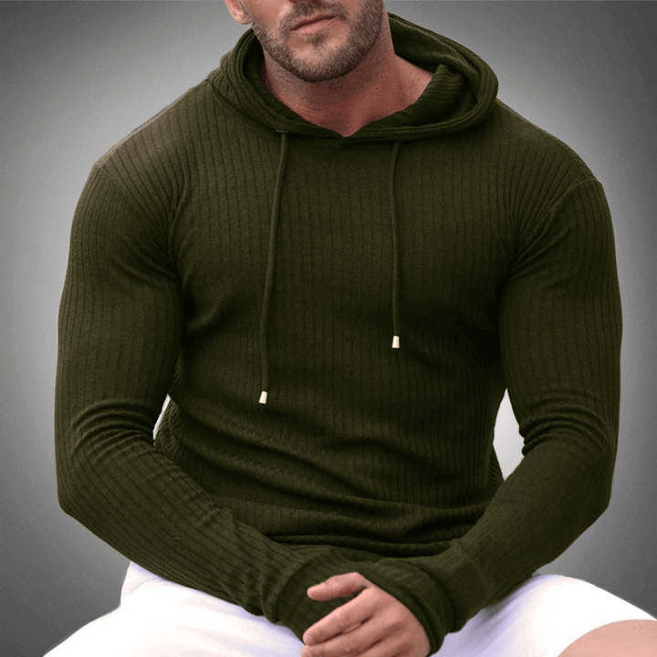 Men's Slim-Fit Knit Sweater: Versatile & Comfortable