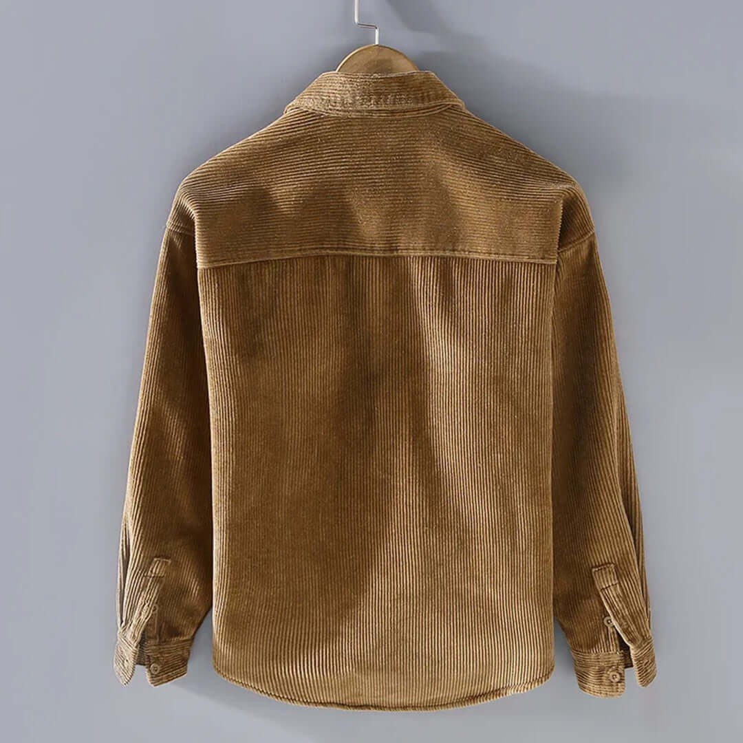 Men's Casual Long-Sleeve Corduroy Shirt