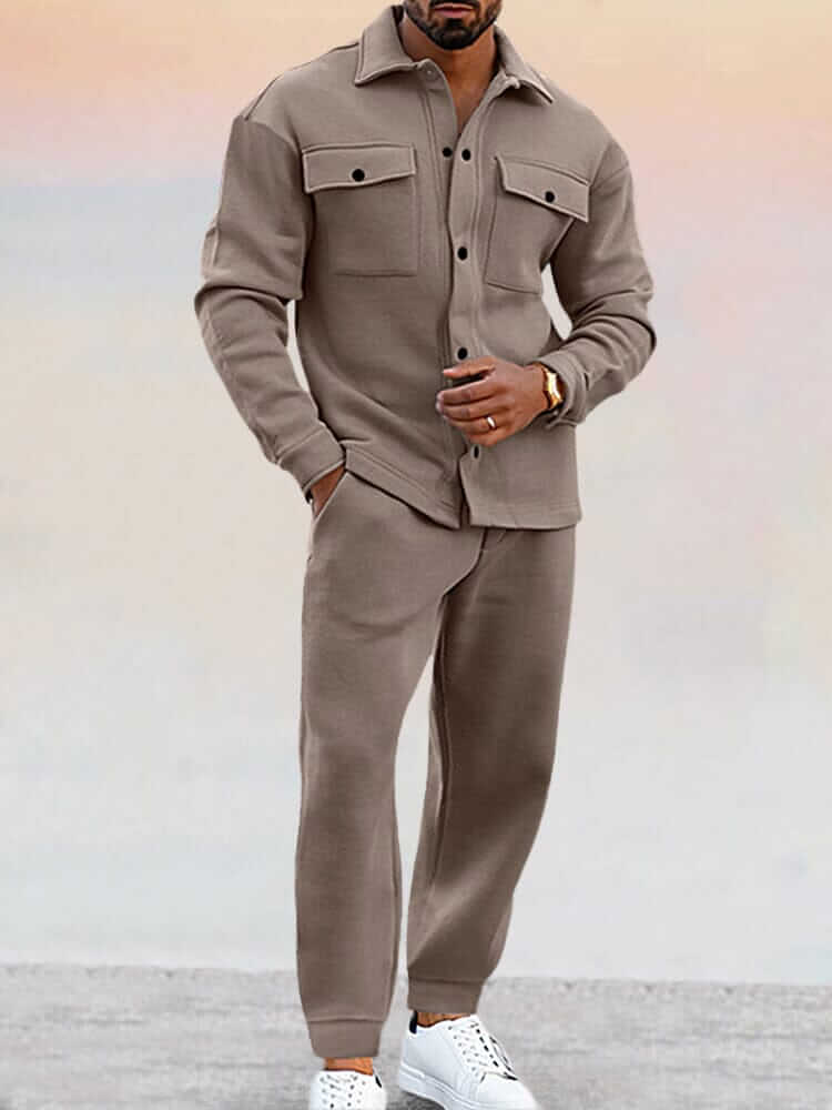 Men's Casual Two-Piece Athleisure Set
