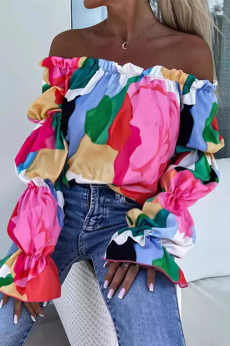 Women's Casual Loose Off-Shoulder Summer Top