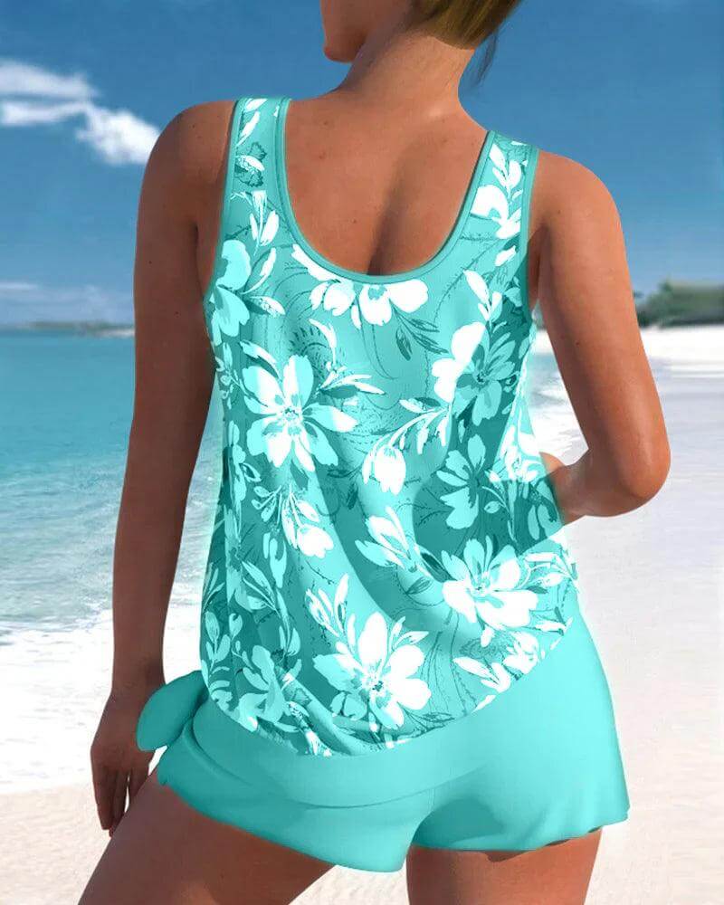 Women's Adjustable Tankini Swimsuit: Two-Piece Swimwear