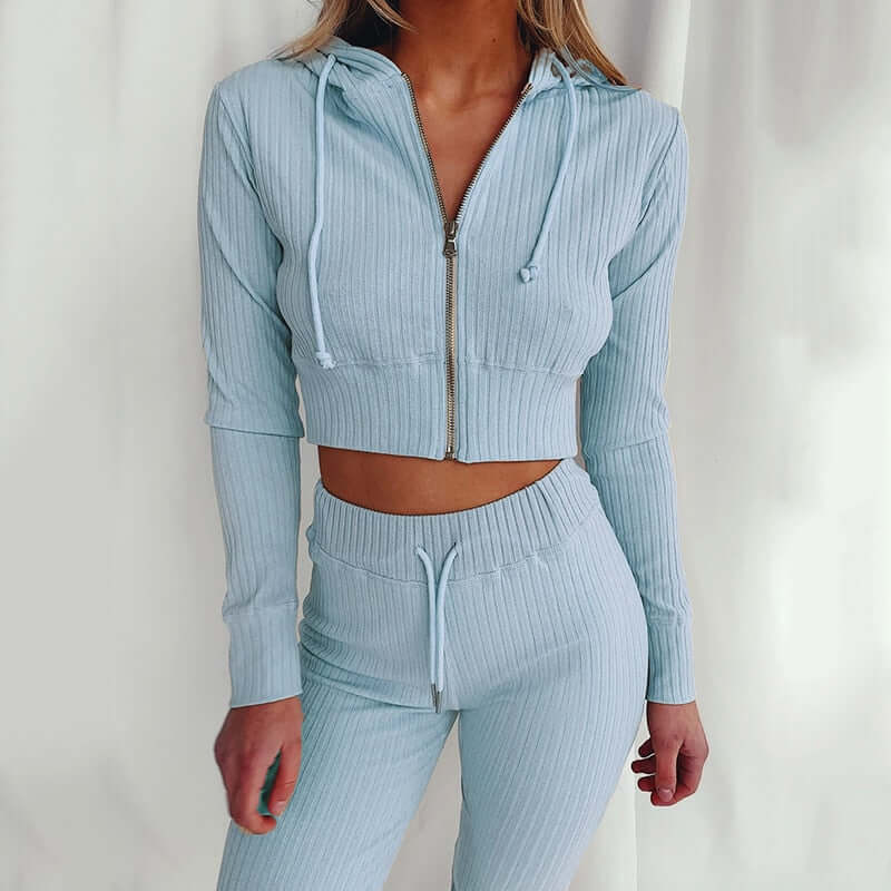 Women's Stylish Hoodie Tracksuit Set