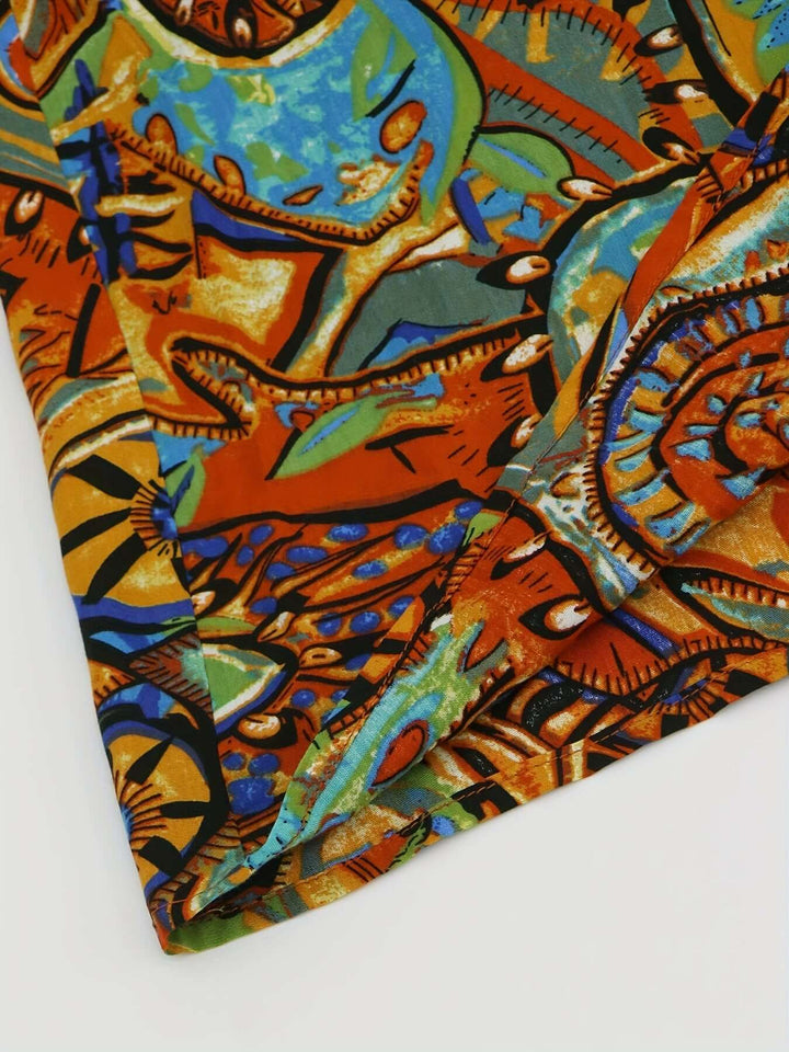 Women's Off-Shoulder Boho Blouse - Long Sleeve Top