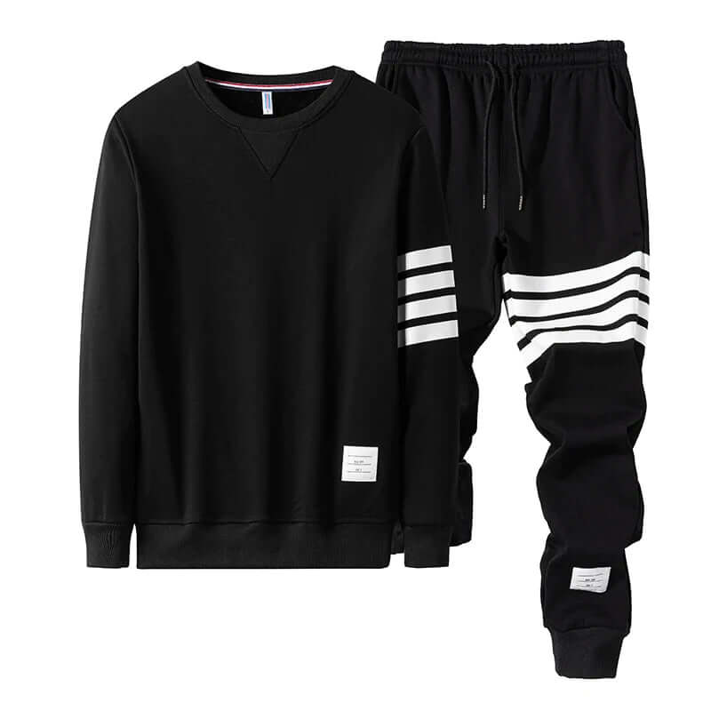 Men's Comfortable Long-Sleeve Sweater & Jogger Set