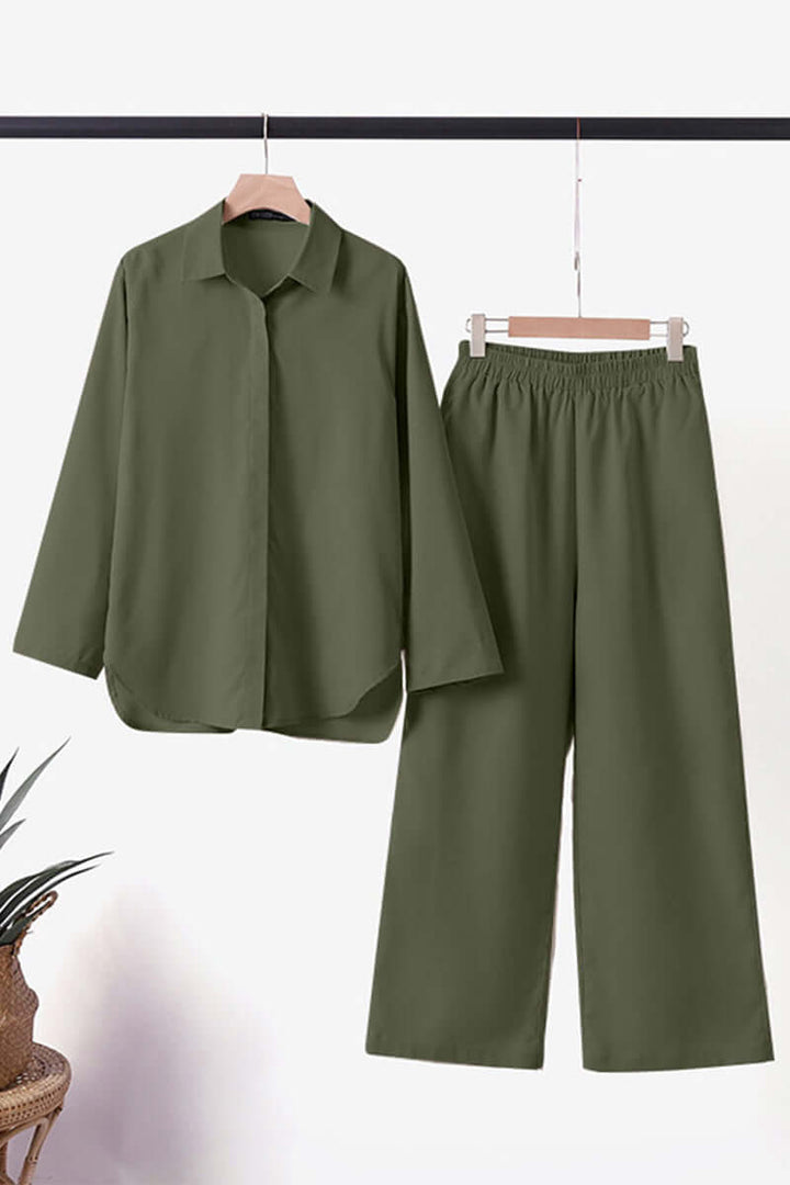 Women's Elegant Two-Piece Long-Sleeve Set