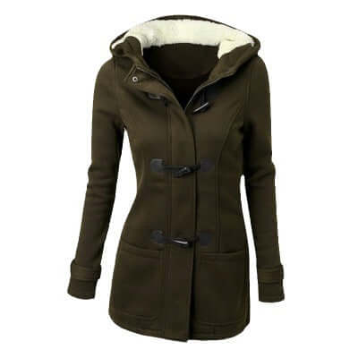 Women's Cozy Hooded Fleece Jacket: Warm, Stylish & Comfortable