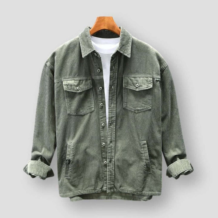 Men's Retro Casual Long Sleeve Shirt