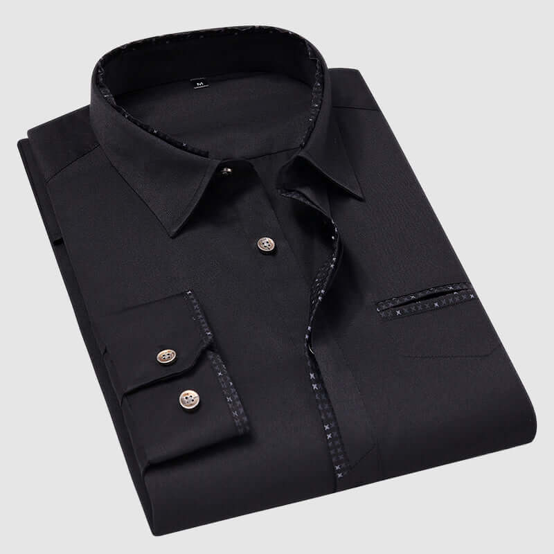 Men's Relaxed-Fit Long-Sleeve Shirt