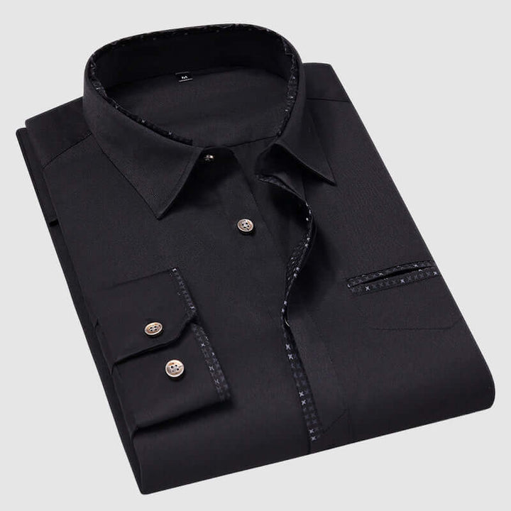 Men's Relaxed-Fit Long-Sleeve Shirt
