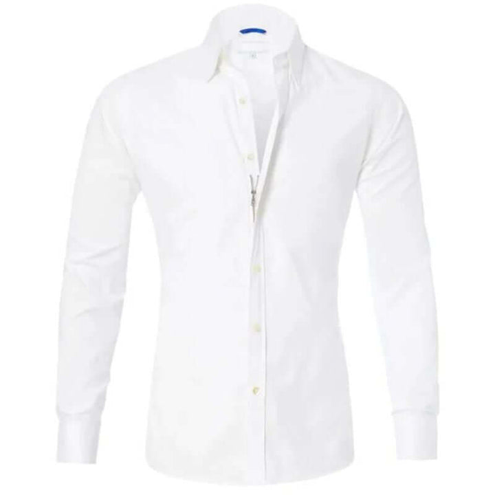 Men's Slim Fit Long Sleeve Dress Shirt
