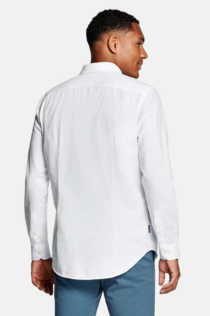 Men's Regular Fit Long Sleeve Cotton Dress Shirt