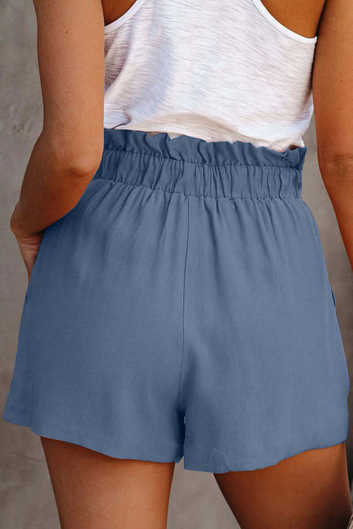 Women's Elastic Waist Wide Leg Summer Shorts