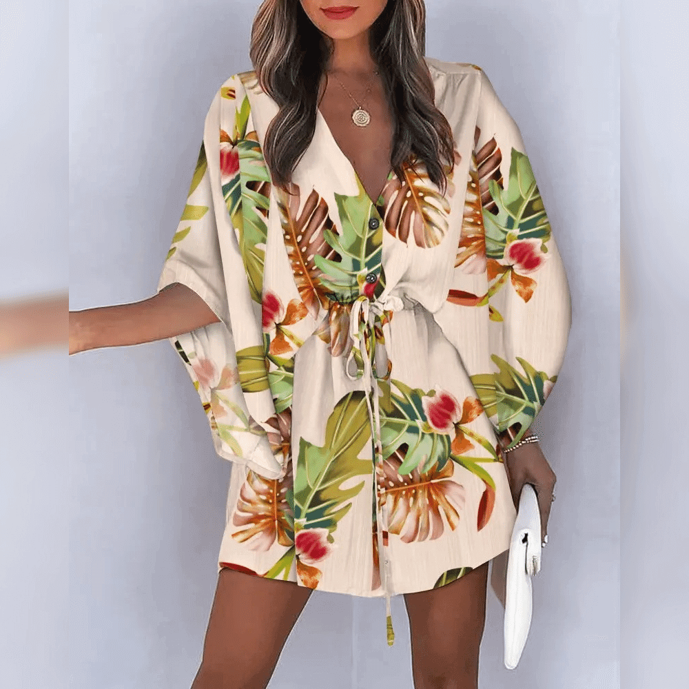 Elegant Summer Dress: Sustainable & Breathable Women's Dress