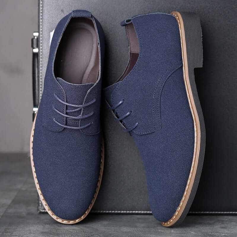 Men's Suede Casual Outdoor Shoes: Classic Style & Comfort